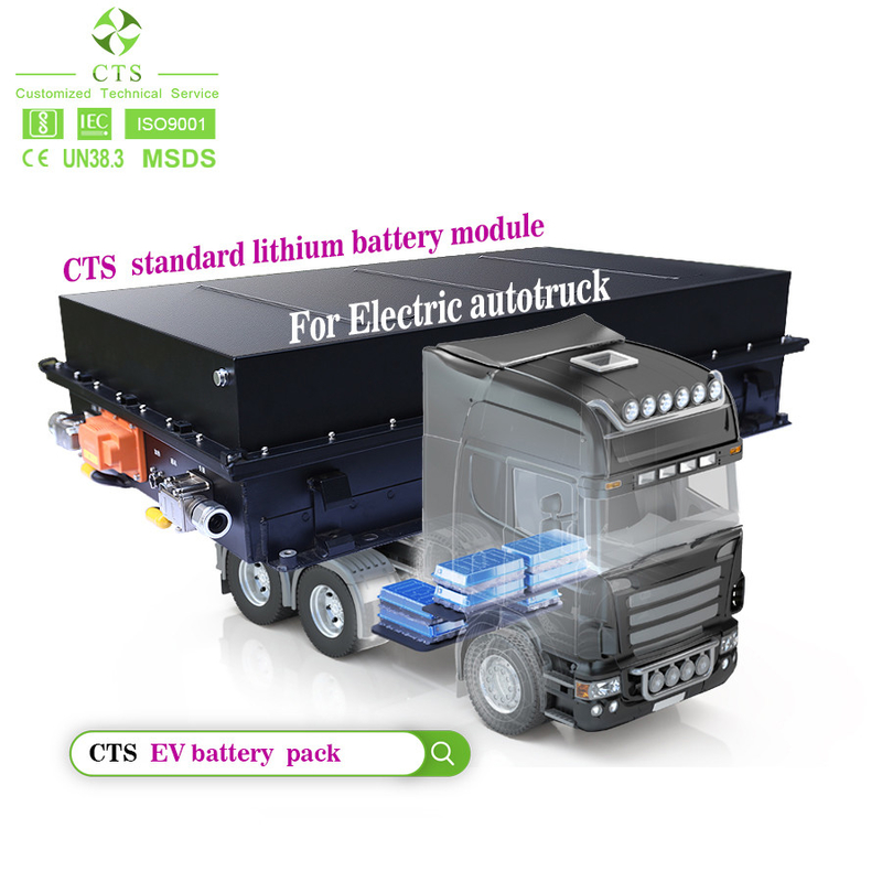 मानक मॉड्यूल EV Lifepo4 लिथियम इलेक्ट्रिक ट्रक बैटरी 614v 150kwh 300kwh