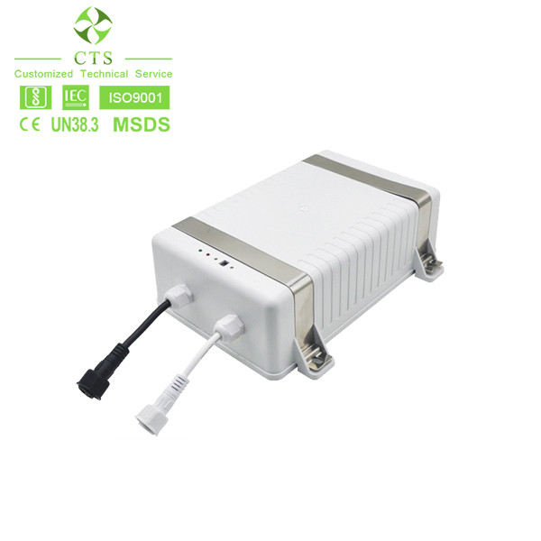 पनरोक IP55 लिथियम 12V 30Ah रिचार्जेबल बैटरी एजीएम सोलर स्ट्रीट लाइट