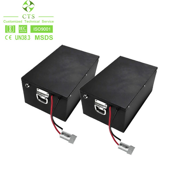 AGV के लिए OEM रिचार्जेबल बैटरी 24v 40ah LiFePO4 बैटरी पैक