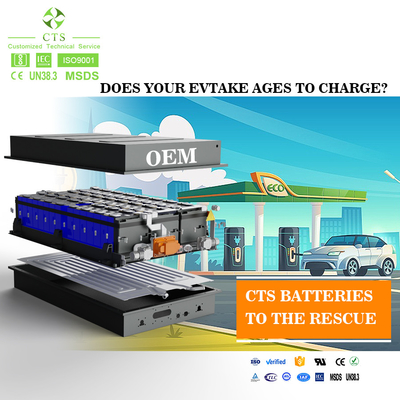 CTS OEM Ev battery module 614v 60kwh 120kWh 200kWh 300kwh lifepo4 battery for electric truck