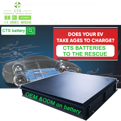 CTS popular ion battery 400v 50ah 100ah NMC lithium battery pack for ev car vehicle bus with  BMS
