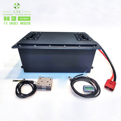 CTS new design 48v 72v 50ah 60ah lifepo4 lithium battery pack for electric golf cart with smart BMS